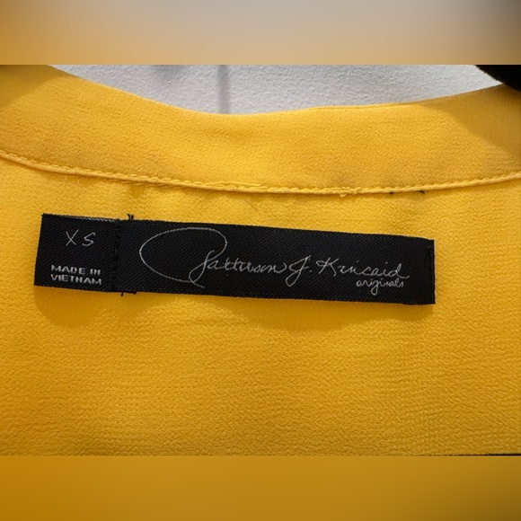 PJK Sheer Yellow Blouse - Picture 4 of 4